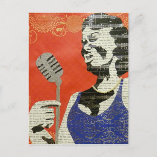 Carte Postale Chanson d'oiseaux bleus
