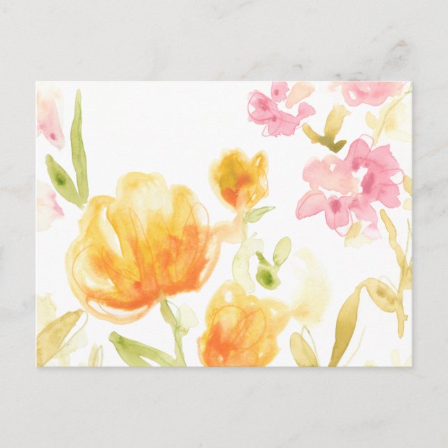 Carte Postale Chanson florale I (Devant)