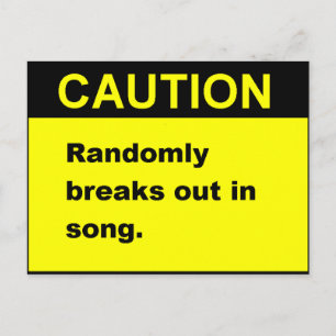 Carte Postale Chanson Randmon