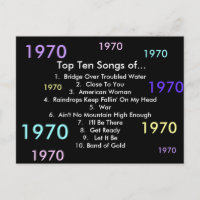 Chansons 1970