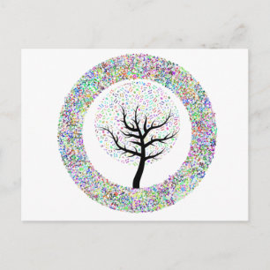 Carte Postale Chansons dans l'arbre de vie