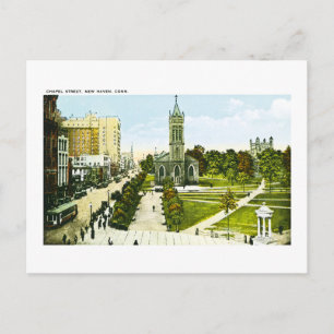 Carte Postale Chapel Street, New Haven, Connecticut