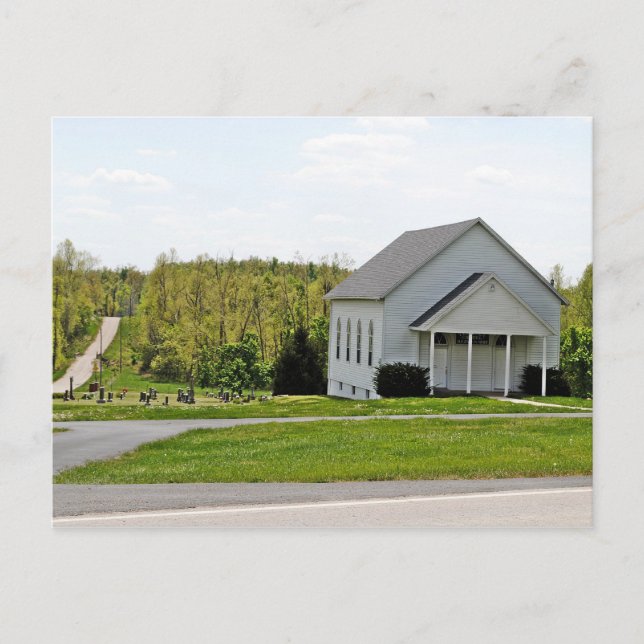 Carte Postale Chapelle et cimetière Yeakley sur la Route 66 (Devant)