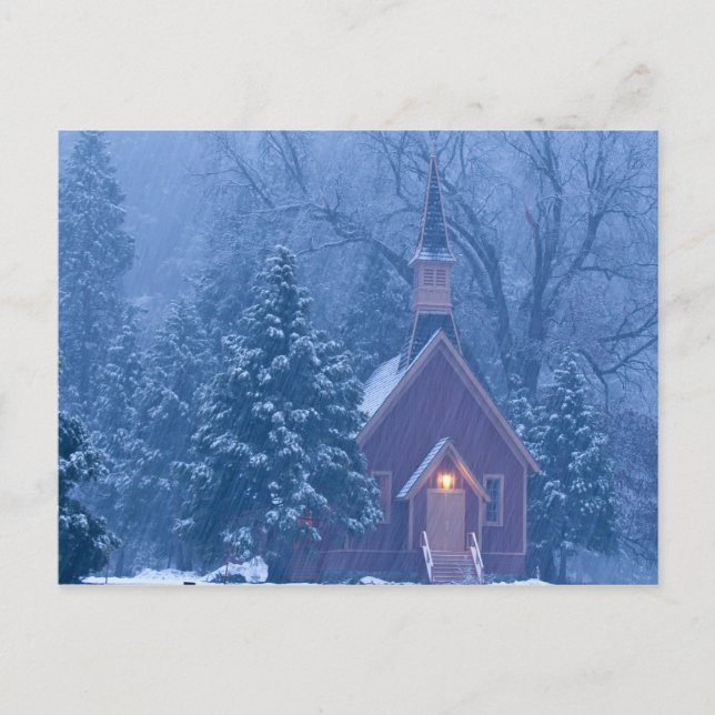 Carte Postale Chapelle historique de la Vallée de Yosemite penda (Devant)