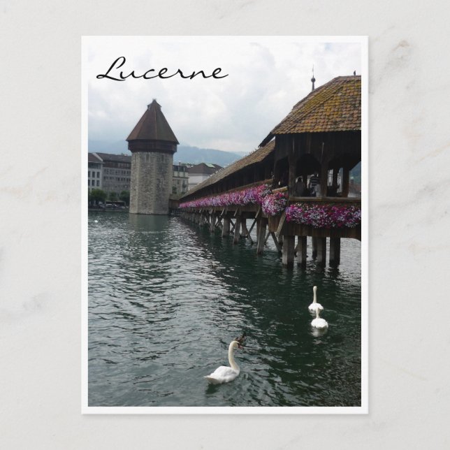 Carte Postale chapelle pont cygnes (Devant)