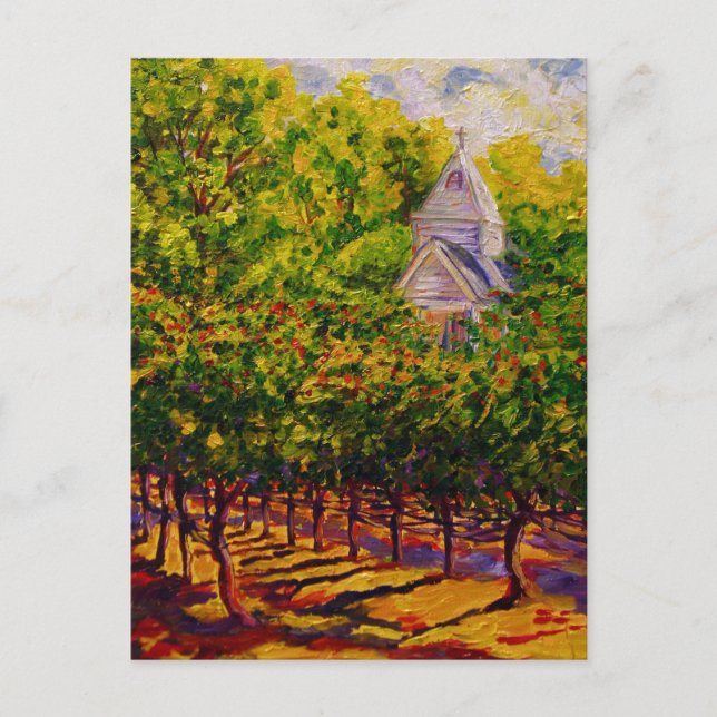 Carte Postale Chapelle Saint Genevieve à Butterfly Creek Winery (Devant)
