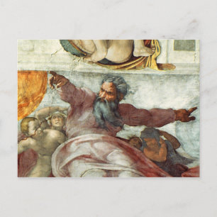 Carte Postale Chapelle Sixtine Plafond