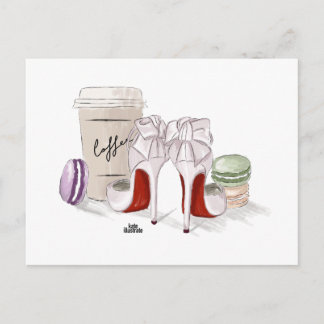 Carte Postale Chaque matin glamour