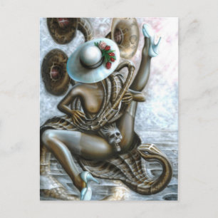 Carte Postale Charateur de serpent
