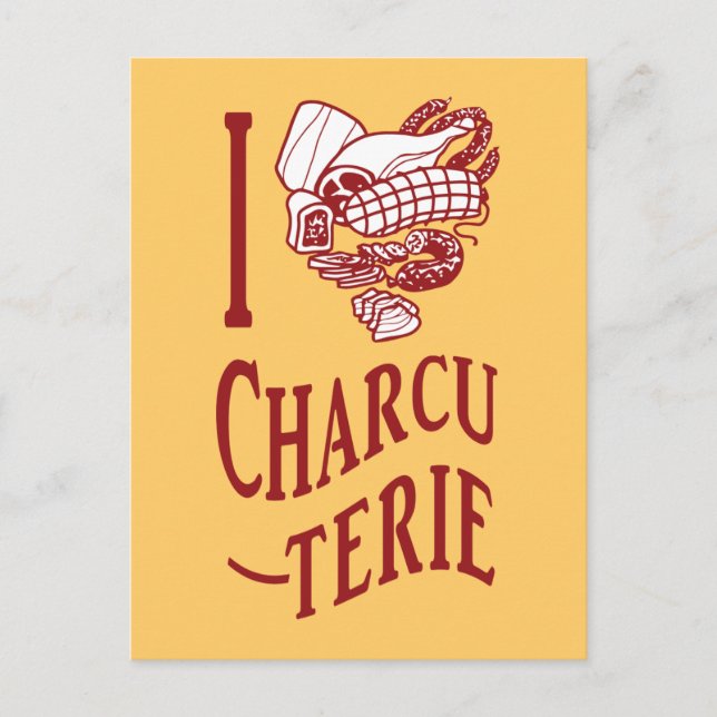 Carte Postale Charcuterie (Devant)