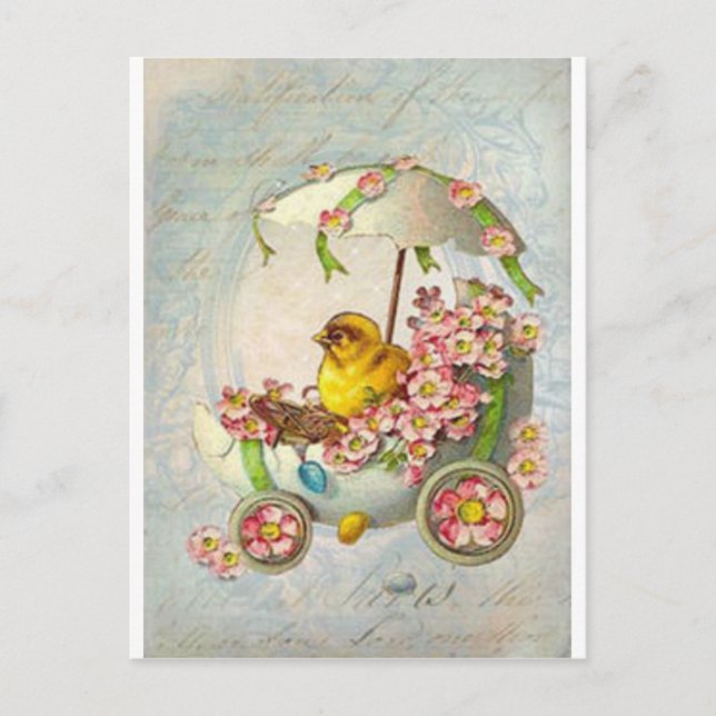 Carte Postale Chariot de Pâques (Devant)