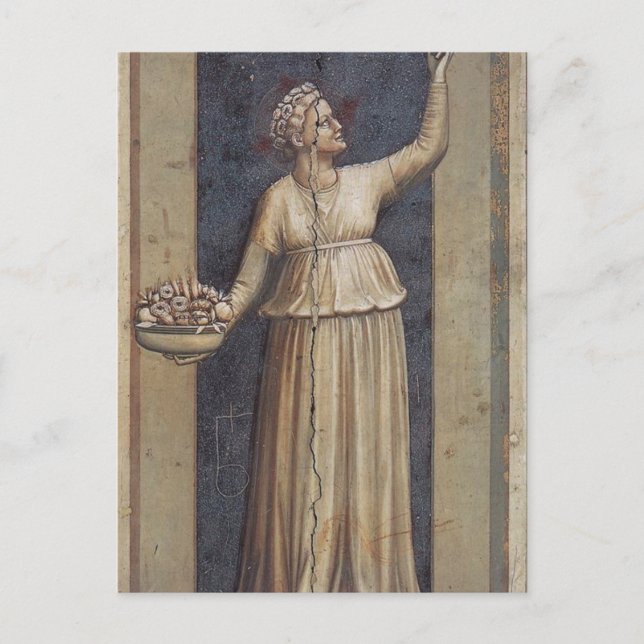 Carte Postale Charité par Giotto (Devant)