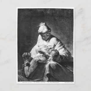 Carte Postale Charité romaine