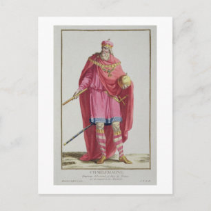 Carte Postale Charlemagne (742-814) de Receuil des Estampes,