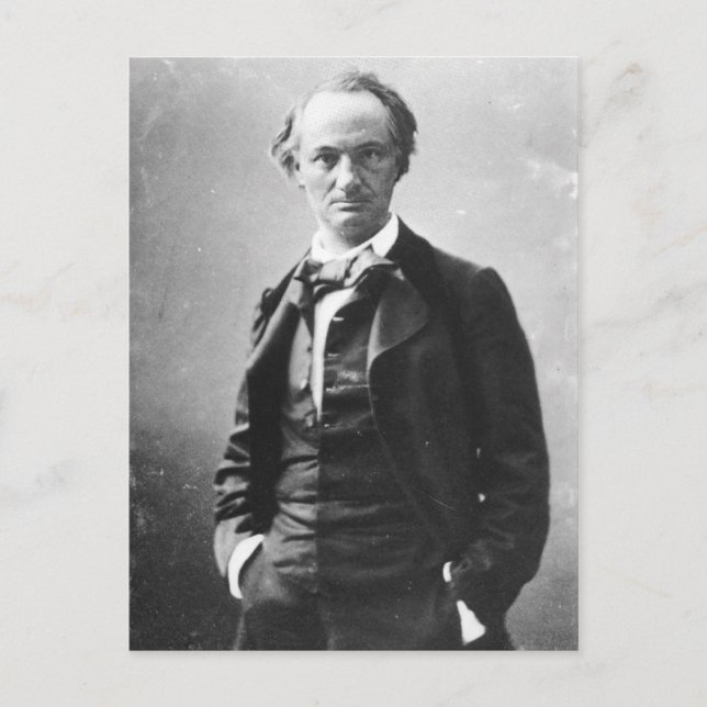 Carte Postale Charles Baudelaire (Devant)