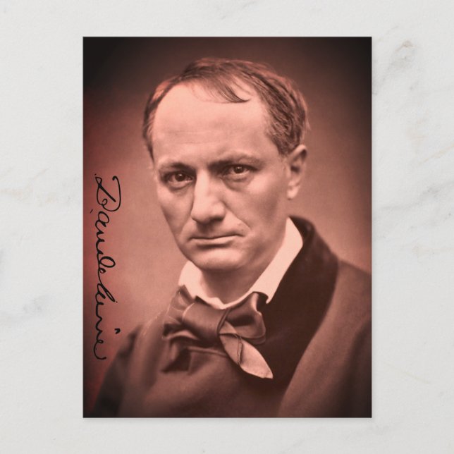 Carte Postale Charles Baudelaire (Devant)
