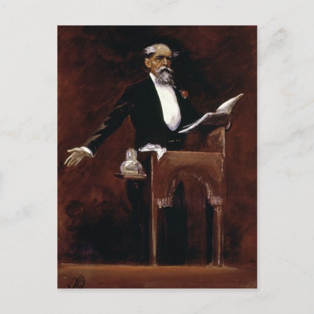Carte Postale Charles Dickens (Devant)