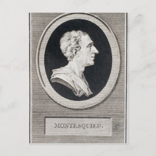 Carte Postale Charles Louis de Secondat, Baron de Montesquieu