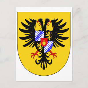 Carte Postale Charles VII Armoiries impériales Manteau Saint-Emp