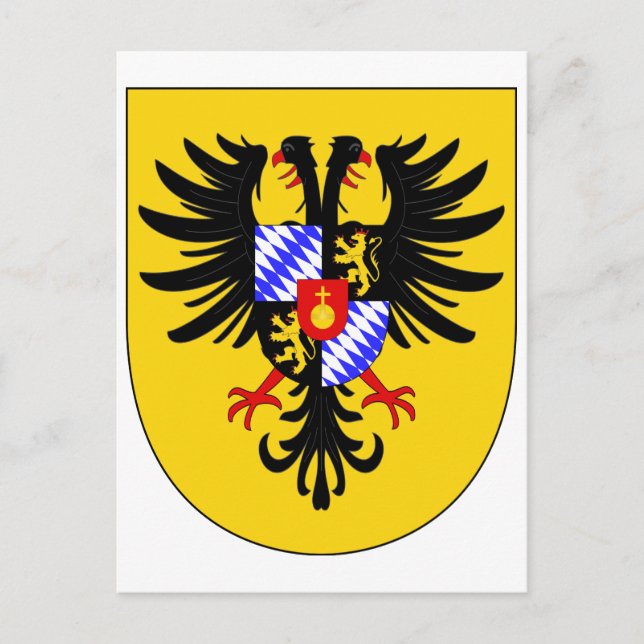 Carte Postale Charles VII Armoiries impériales Manteau Saint-Emp (Devant)