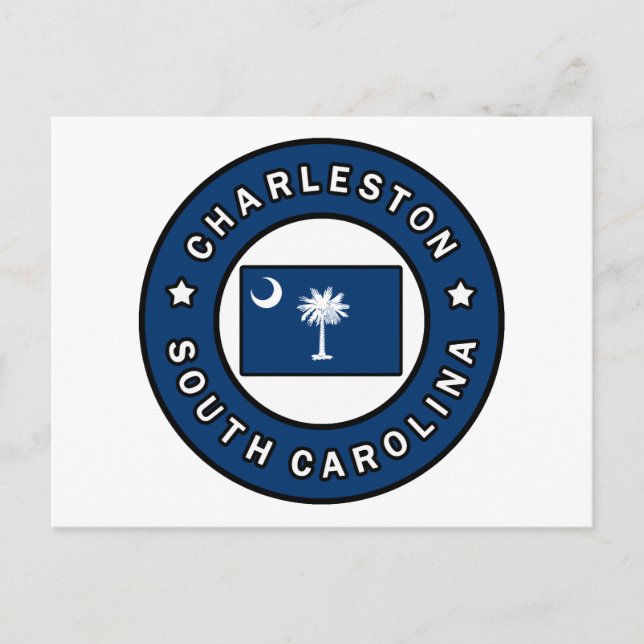 Carte Postale Charleston Caroline du Sud (Devant)