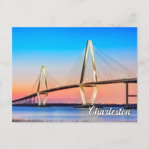 Carte Postale Charleston, Caroline du Sud, États-Unis