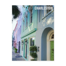 Charleston Caroline du Sud Maisons Rainbow Row