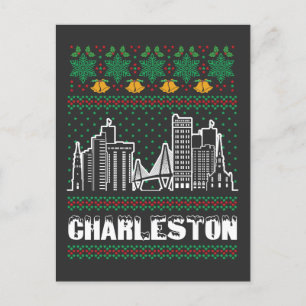 Carte Postale Charleston Caroline du Sud Noël laid