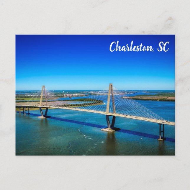 Carte Postale Charleston Caroline du Sud Pont Ravenel Photo (Devant)