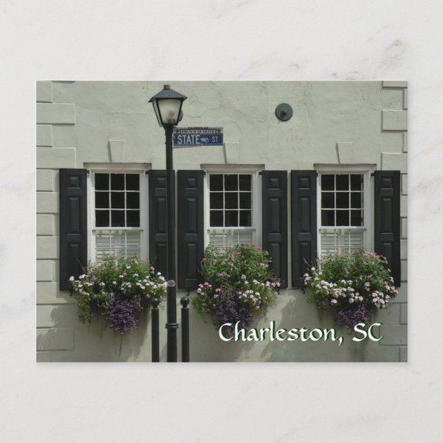 Carte postale Charleston State St Post (Devant)