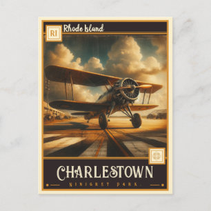 Carte Postale Charlestown, Rhode Island Vintage