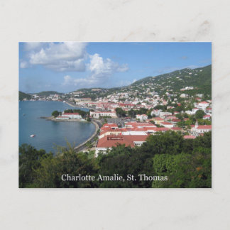 Carte Postale Charlotte Amalie, St. Thomas