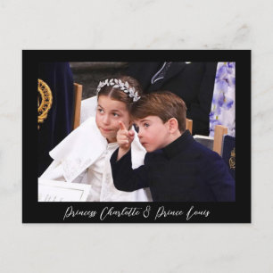 Carte Postale Charlotte et Prince Louis