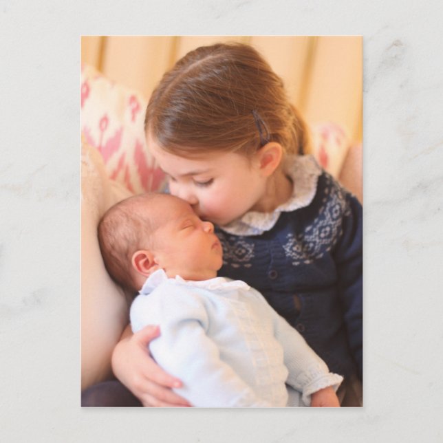 Carte Postale Charlotte et Prince Louis (Devant)