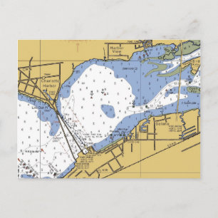Carte postale Charlotte Harbour, Floride Carte Nau