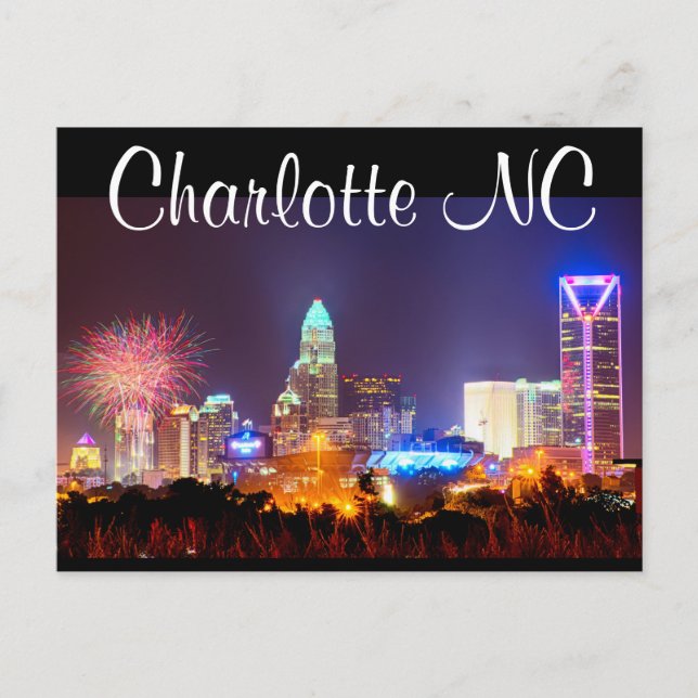 Carte Postale Charlotte NC (Devant)