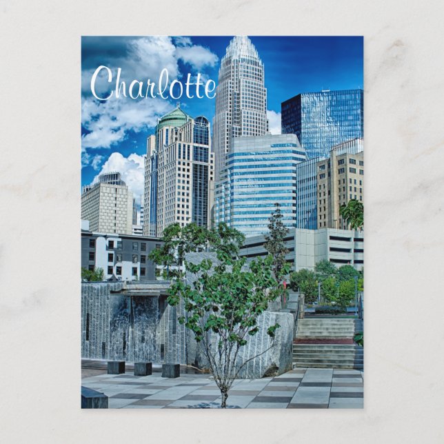 Carte Postale Charlotte NC (Devant)