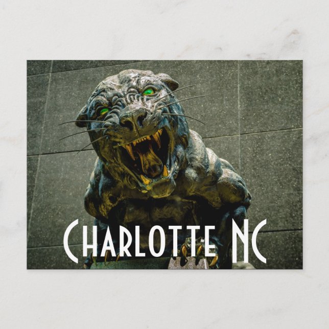 Carte Postale Charlotte NC (Devant)