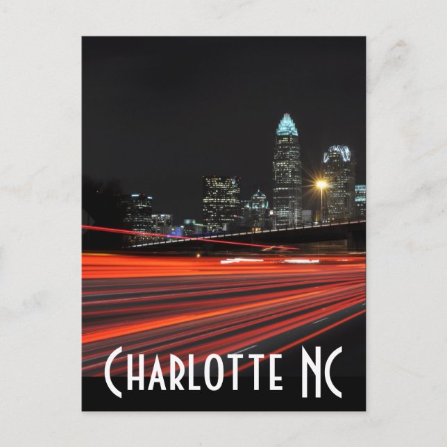 Carte Postale Charlotte NC (Devant)