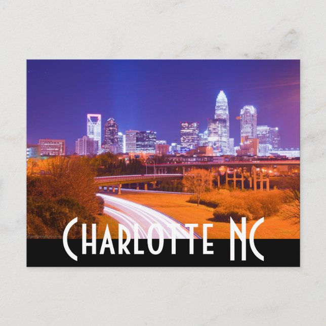 Carte Postale Charlotte NC (Devant)