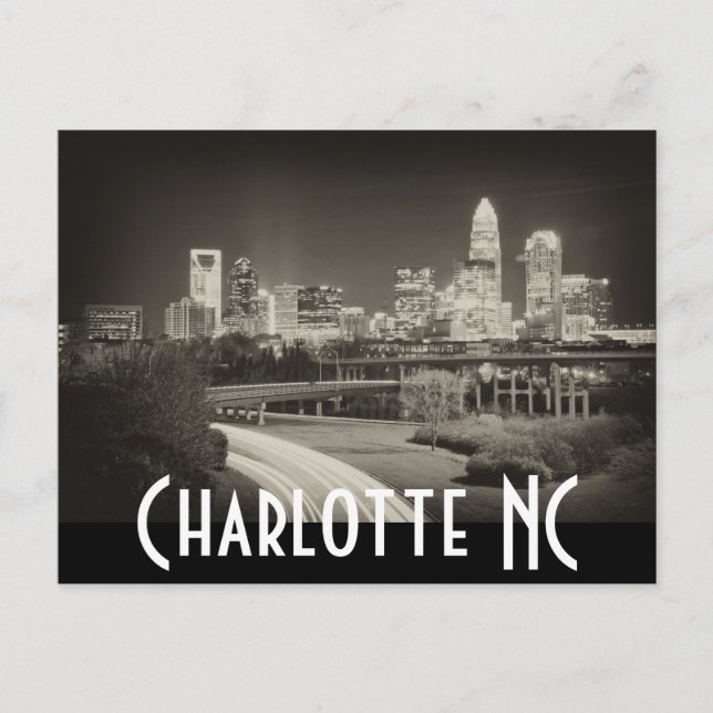 Carte Postale Charlotte NC (Devant)