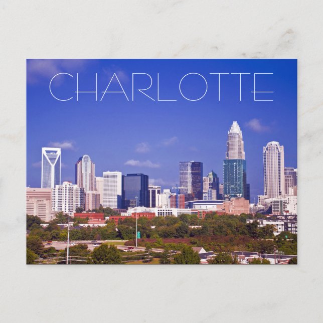 Carte Postale Charlotte NC (Devant)