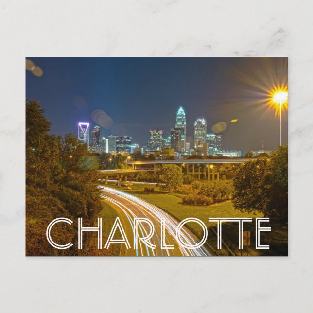 Carte Postale Charlotte NC (Devant)