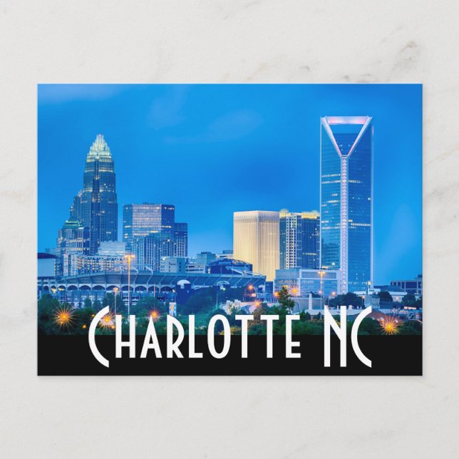 Carte Postale Charlotte NC (Devant)