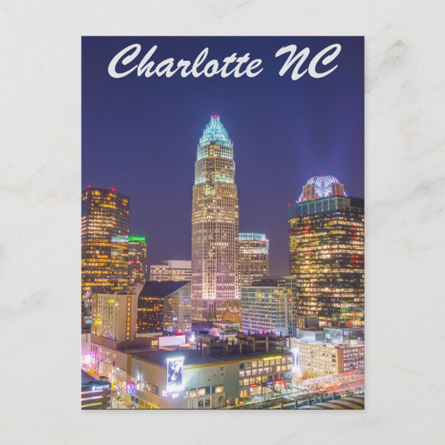 Carte Postale Charlotte NC (Devant)