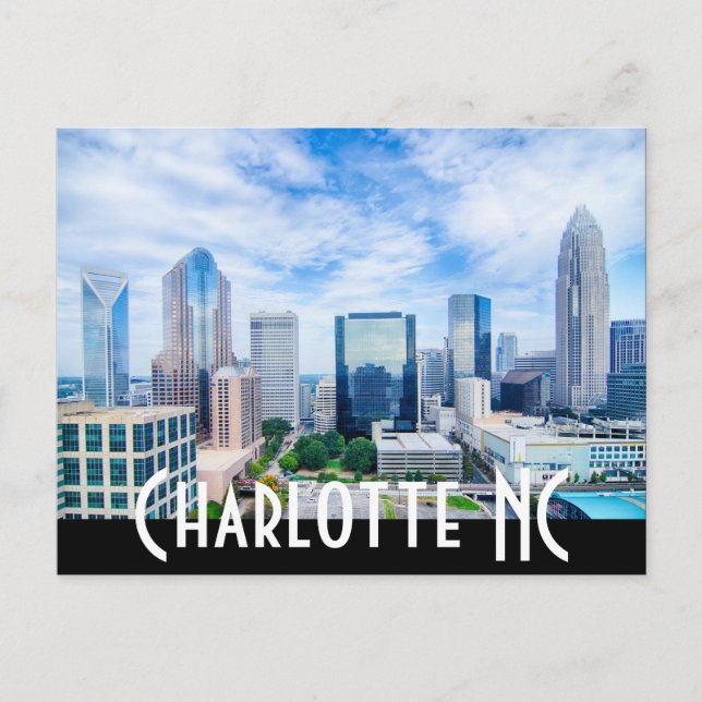 Carte Postale Charlotte NC (Devant)