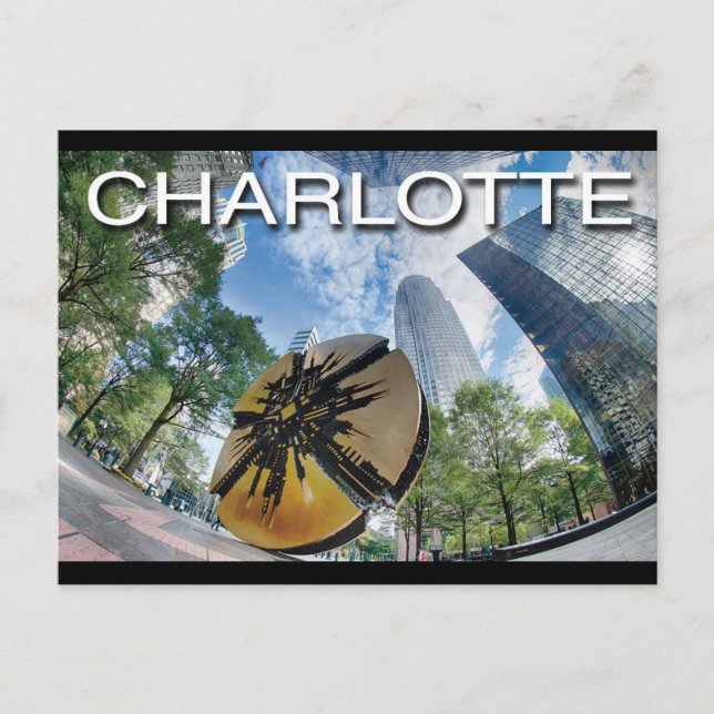 Carte Postale Charlotte NC (Devant)