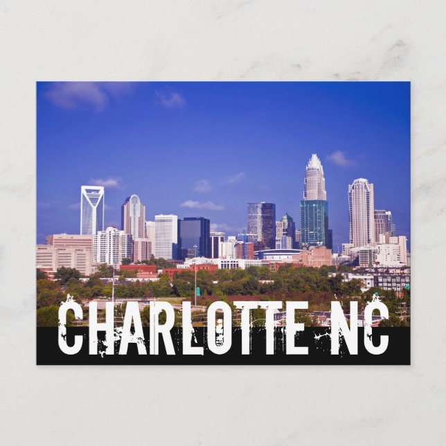 Carte Postale Charlotte NC (Devant)