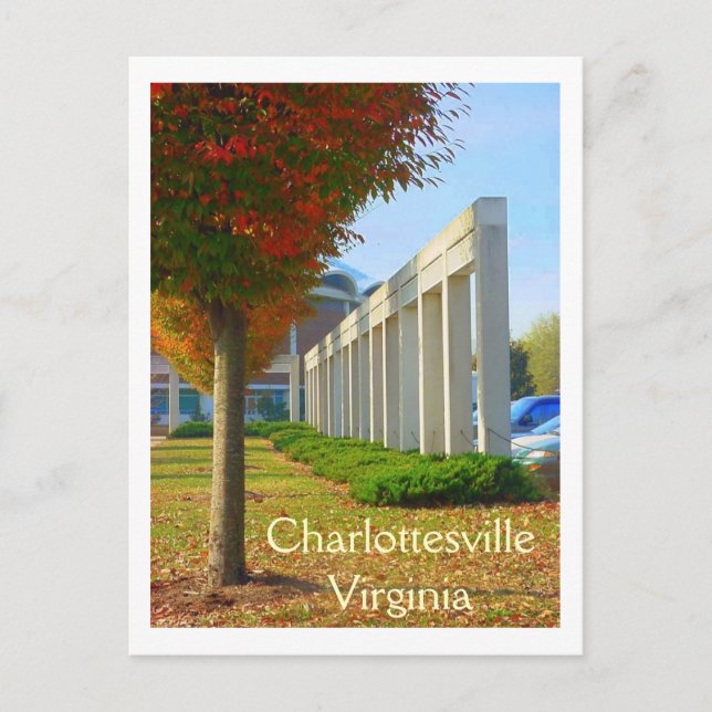 Carte Postale Charlottesville la Virginie (Devant)