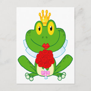 Carte Postale charmante grenouille à fosse